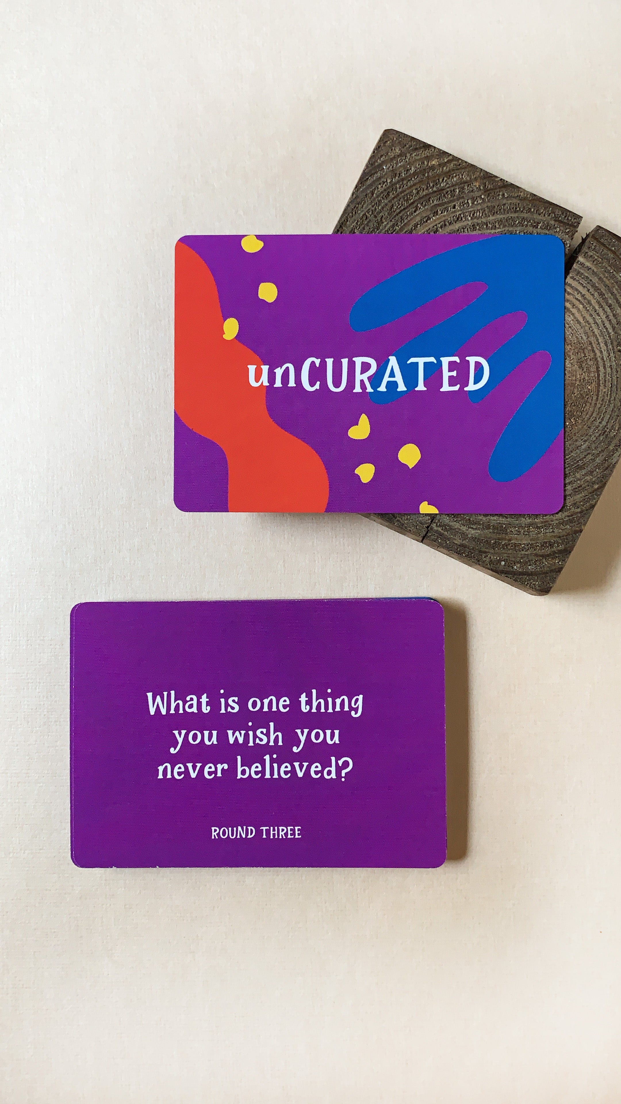 unCURATED - the card game that sparks meaningful conversations, connection, and emotional well-being