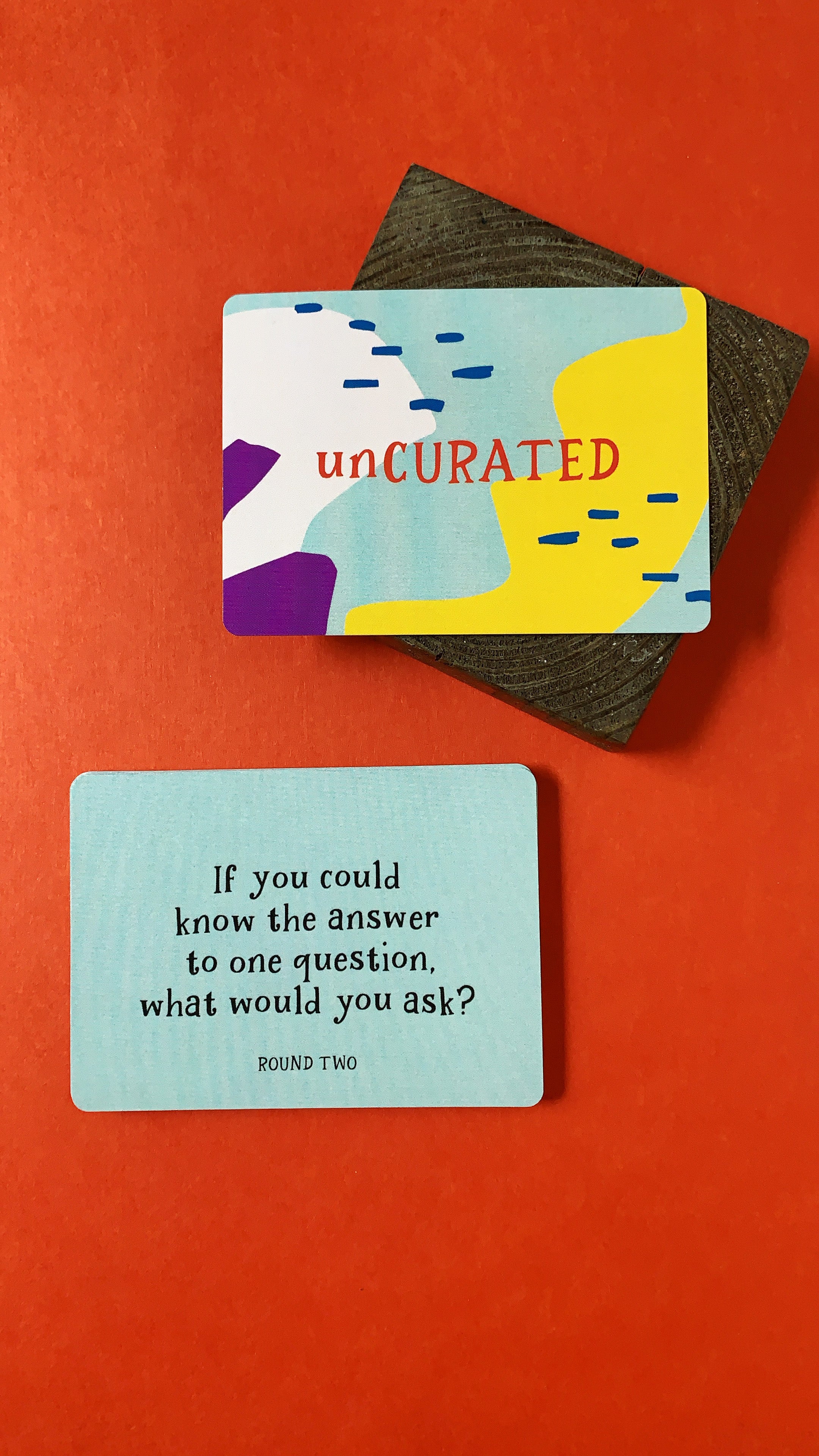 unCURATED - the card game that sparks meaningful conversations, connection, and emotional well-being